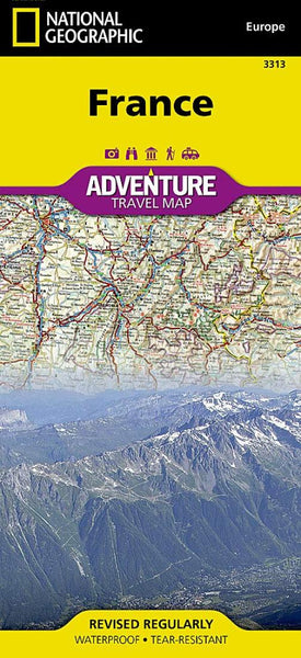 France Adventure Map 3313 National Geographic Maps