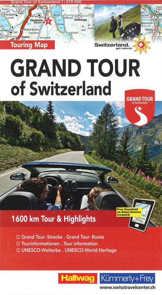 Grand tour of Switzerland (Stone Paper) Hallwag Kummerly Frey AG