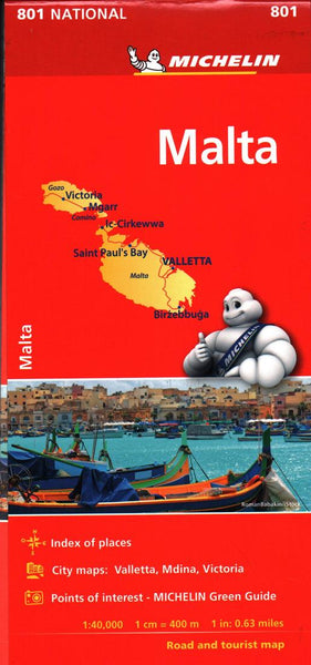 Malta : 1:40,000 : Road and tourist map = Malte : Gozo : 1/40 000 Michelin Maps and Guides
