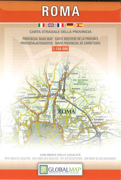 Roma : carta stradale della provincia Litografia Artistica Cartografica
