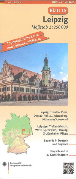 Leipzig 1:250 000, blatt 15 Bundesamt für Kartographie und Geodäsie