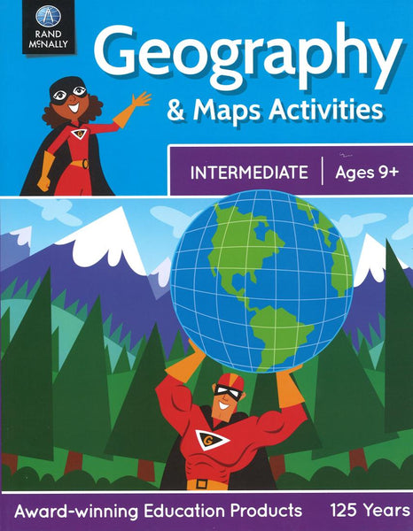 Geography & maps activities : intermediate : ages 9+ Rand McNally