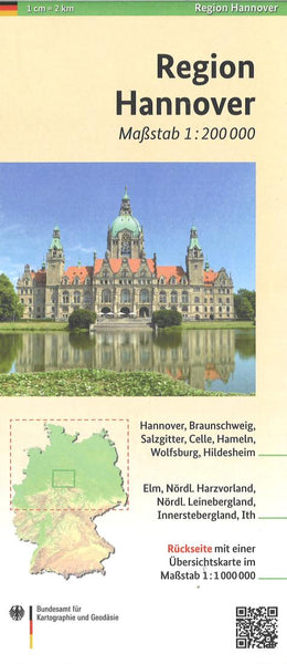 Hannover Regional Map Bundesamt für Kartographie und Geodäsie
