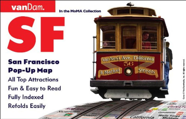 SF : San Francisco pop-up map VanDam Maps