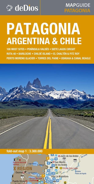 Patagonia : Argentina & Chile : mapguide deDios Editores