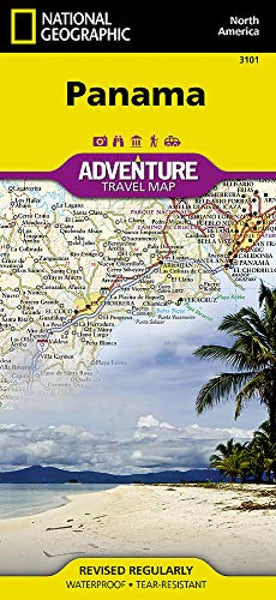 Panama Adventure Map National Geographic Maps