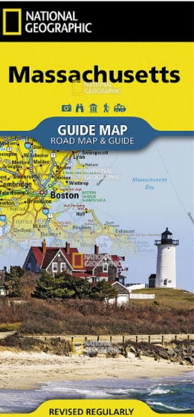 Massachusetts Guide Map National Geographic Maps
