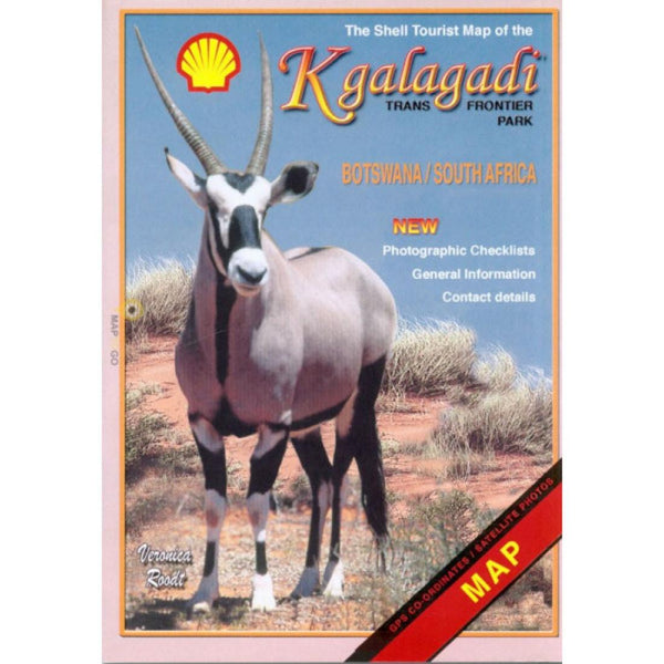 Map of Kgalagadi Transfrontier Park Veronica Roodt