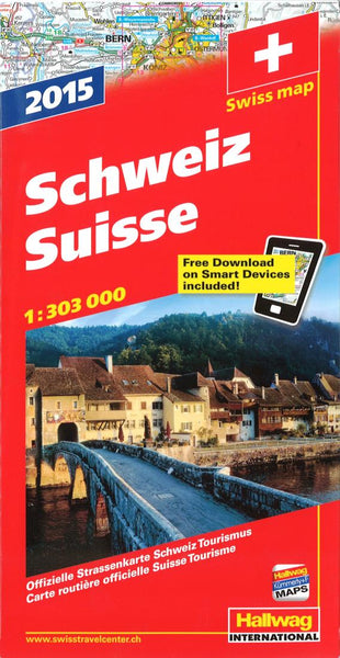 Schweiz : Swiss map = Suisse Hallwag Kummerly Frey AG