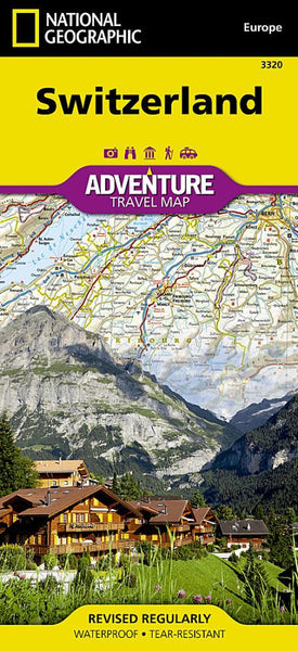 Switzerland Adventure Map 3320 National Geographic Maps