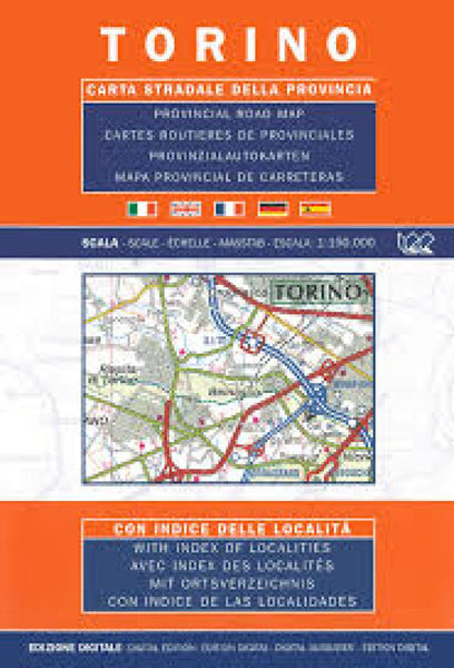 Torino : carta stradale della provincia Litografia Artistica Cartografica