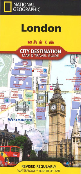 London, United Kingdom DestinationMap National Geographic Maps