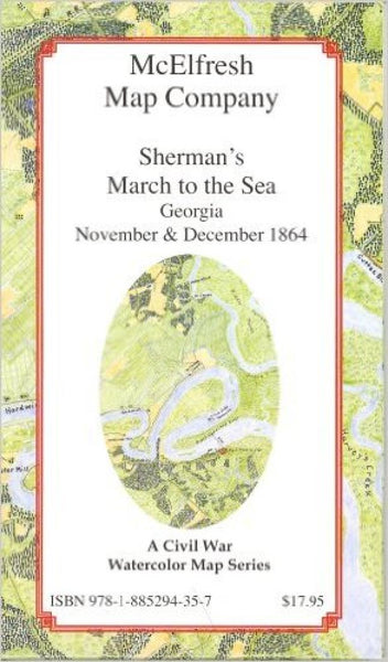 Sherman's march to the sea : Georgia : November & December 1864 McElfresh Map Co.