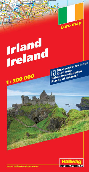 Irland : Euro map = Ireland Hallwag Kummerly Frey AG