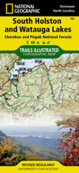South Holston and Watauga Lakes : Cherokee and Pisgah National Forests = Cherokee and Pisgah National Forests : south Holston and Watauga Lakes : Tennessee/North Carolina, USA National Geographic Maps