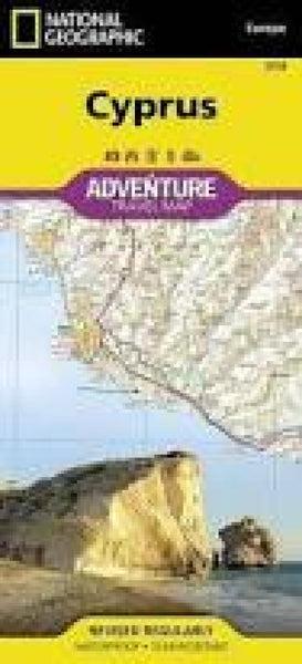 Cyprus Adventure Map 3318 National Geographic Maps
