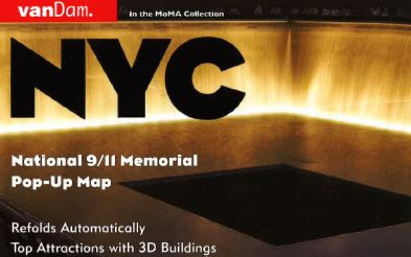 NYC : national 9/11 memorial pop-up map VanDam Maps