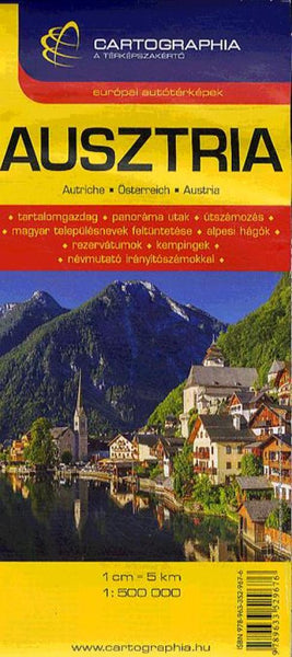 Austria Road Map Cartographia