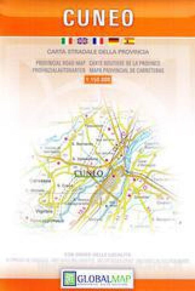 Cuneo : carta stradale della provincia Litografia Artistica Cartografica
