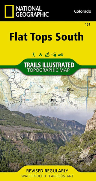 Flat Tops South Trails Illustrated Map National Geographic Maps