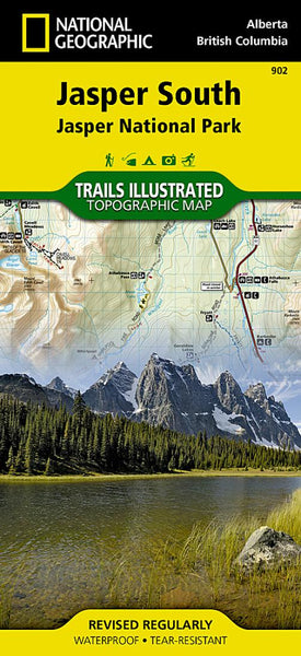 Jasper south : Jasper National Park National Geographic Maps
