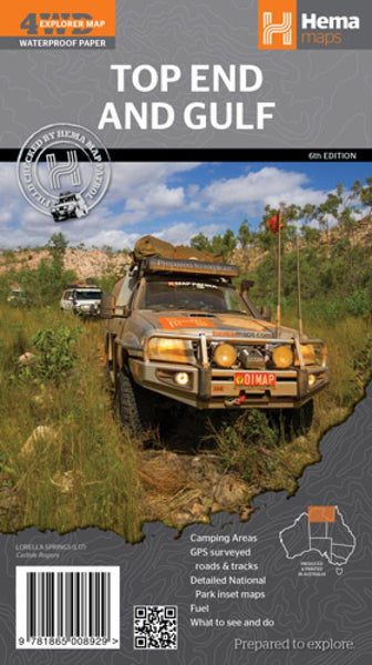 Top End and Gulf : 4wd explorer map Hema Maps