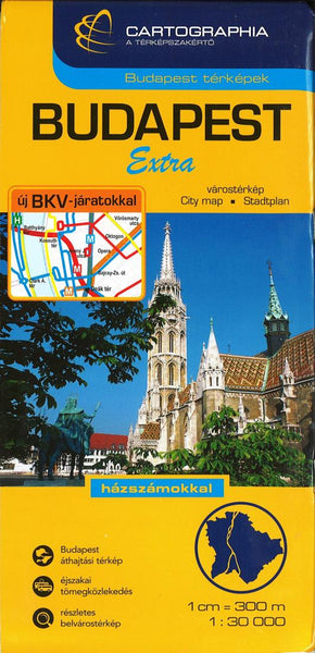 Budapest : extra map Cartographia