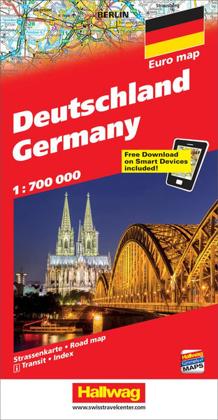 Deutschland : Euro map = Germany Hallwag Kummerly Frey AG