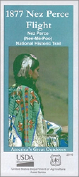 Nez Perce (Nee-Me-Poo) National Historic Trail Map - Waterproof United States Forest Service