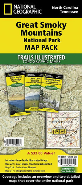 Great Smoky Mountains National Park : map pack National Geographic Maps