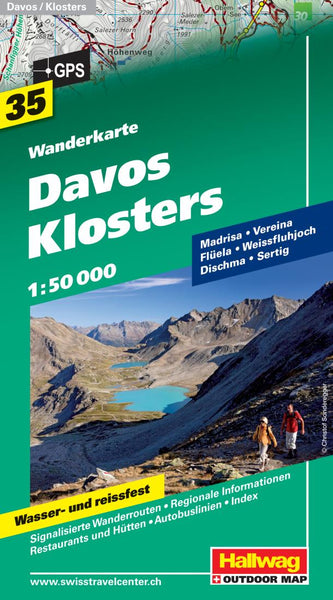 Davos Klosters : wanderkarte : 35 Hallwag Kummerly Frey AG