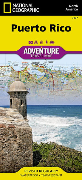 Puerto Rico Adventure Map 3107 National Geographic Maps