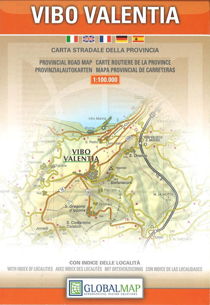 Vibo Valentia : carta stradale della provincia Litografia Artistica Cartografica