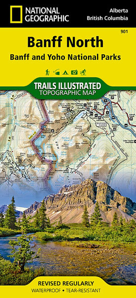 Banff north : Banff and Yoho National Parks National Geographic Maps