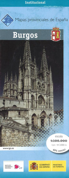 Burgos City Map Instituto Geográfico Nacional (Spain)