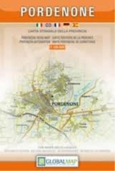 Pordenone : carta stradale della provincia Litografia Artistica Cartografica