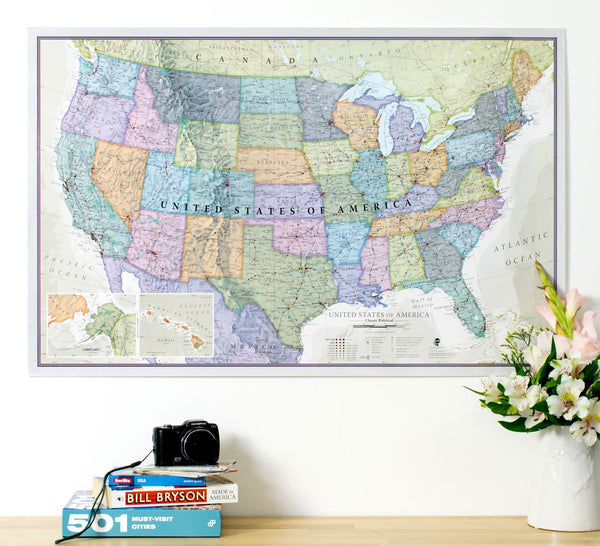 Classic United States Map Maps International Ltd.