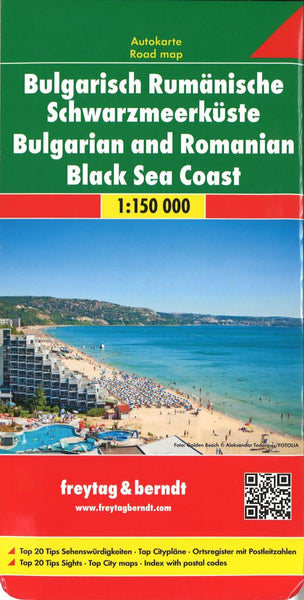 Bulgarisch Rumänische Scwarzmeerküste = Bulgarian and Romanian Black Sea coast Freytag & Berndt