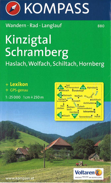 Kinzigtal Schramberg Hiking Map & Guide Kompass