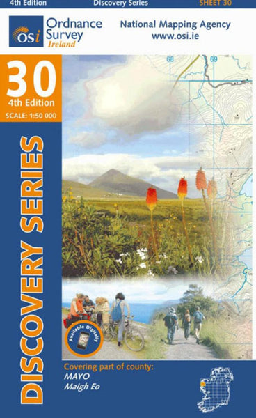 Mayo (Westcentral), Ireland Discovery Series #30 Ordnance Survey (Ireland)