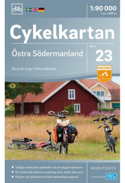 Cykelkartan Blad 23 Östra Södermanland Norstedts