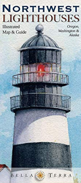 Northwest lighthouses Illustrated Map & Guide Bella Terra Publishing LLC