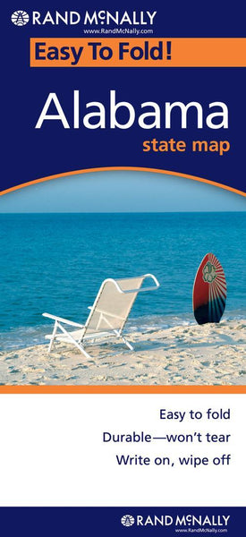 Alabama, Easy to Fold Rand McNally