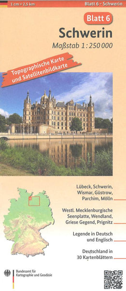 Schwerin 1:250 000, blatt 6 Bundesamt für Kartographie und Geodäsie