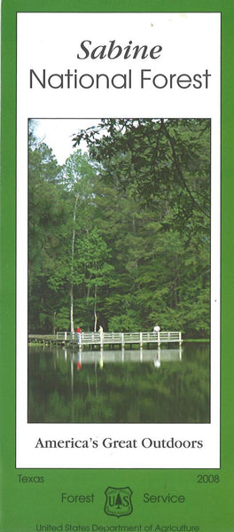 Sabine National Forest Map United States Forest Service
