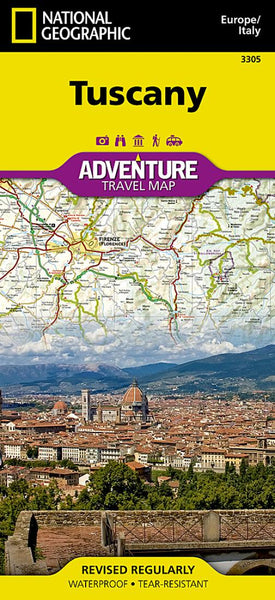Tuscany, Italy Adventure Map 3305 National Geographic Maps