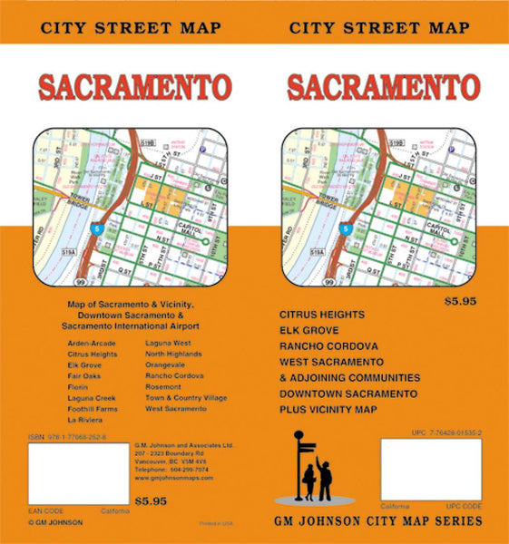 Sacramento : city street map GM Johnson