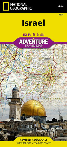 Israel Adventure Map 3208 National Geographic Maps