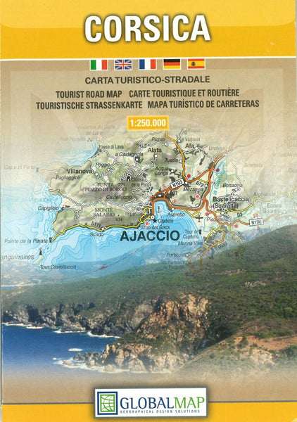 Corsica : carta turistico-stradale Litografia Artistica Cartografica