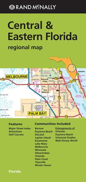 Florida, Central and Eastern Regional Rand McNally